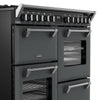Stoves Richmond Deluxe 100DF 100cm Dual Fuel Range Cooker - Anthracite