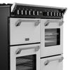 Stoves Richmond Deluxe 100DF 100cm Dual Fuel Range Cooker - Ice White