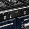 Stoves Richmond Deluxe 100DF 100cm Dual Fuel Range Cooker - Midnight Blue