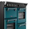 Stoves Richmond Deluxe 100DF 100cm Dual Fuel Range Cooker - Deep Marine