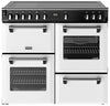 Stoves Richmond Deluxe 100Ei RTY 100cm Electric Range Cooker with Induction Hob - Ice White