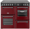 Stoves Richmond Deluxe 100Ei RTY 100cm Electric Range Cooker with Induction Hob - Garnet Red
