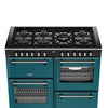 Stoves Richmond Deluxe 110DF 110cm Dual Fuel Range Cooker - Deep Marine