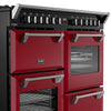 Stoves Richmond Deluxe 110DF 110cm Dual Fuel Range Cooker - Garnet Red