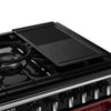 Stoves Richmond Deluxe 110DF 110cm Dual Fuel Range Cooker - Garnet Red