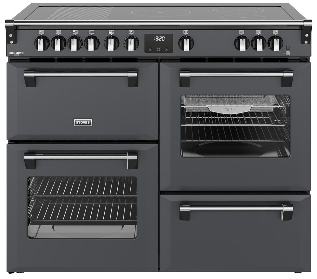 Stoves Richmond Deluxe 110Ei RTY 110cm Electric Range Cooker with Induction Hob - Anthracite