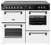 Stoves Richmond Deluxe 110Ei RTY 110cm Electric Range Cooker with Induction Hob - Ice White