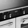 Stoves Richmond Deluxe 110Ei RTY 110cm Electric Range Cooker with Induction Hob - Ice White