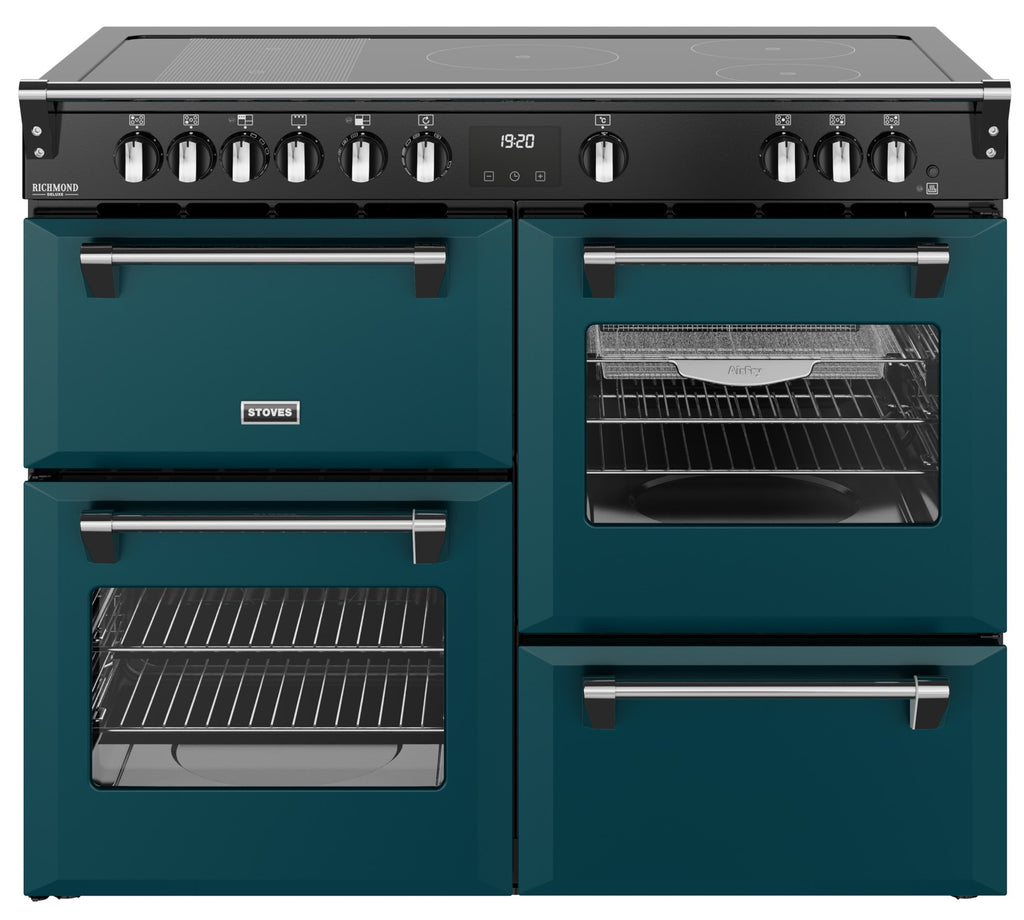 Stoves Richmond Deluxe 110Ei RTY 110cm Electric Range Cooker with Induction Hob - Deep Marine