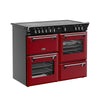 Stoves Richmond Deluxe 110Ei RTY 110cm Electric Range Cooker with Induction Hob - Garnet Red
