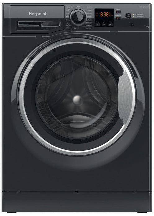 Hotpoint NSWF946BSUK 9Kg Washing Machine with 1400 rpm - Black - A Rated