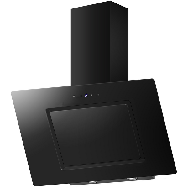 Cata ANG70BK 70cm Angled Glass Hood - Black