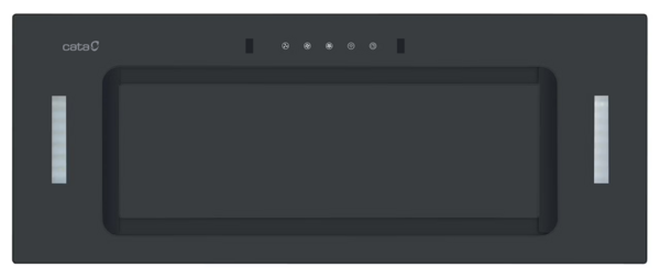 Cata CATICON75BK 75cm Canopy Hood - Gesture Control - Black Glass
