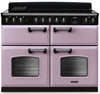 Rangemaster CLDLB110EIPHTH/CM1 Classic Deluxe BC 110cm Induction Range Cooker - Heather/Chrome Trim
