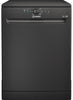 Indesit D2FHK26BUK Standard Dishwasher - Black - E Rated