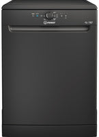 Indesit D2FHK26BUK Standard Dishwasher - Black - E Rated