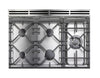 Rangemaster Elise ELS90DFFSS 90cm Dual Fuel Range Cooker - Stainless Steel/Brushed Chrome Trim