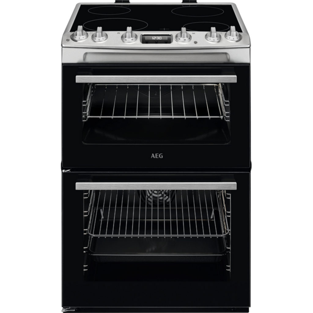 Aeg 5000 SurroundCook CCX6530ACM 60cm Electric Cooker with Ceramic Hob - Stainless Steel
