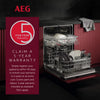 Aeg FFX52507ZW Slimline Dishwasher - White - E Rated