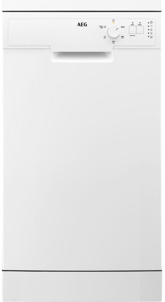 Aeg FFX52507ZW Slimline Dishwasher - White - E Rated