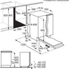 AEG FSB54907Z Air Dry Fully Integrated Standard Dishwasher With Variable Hinge - C Rated