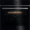 Aeg GX7PB63FSB Built In Electric Single Oven - Gloss Black