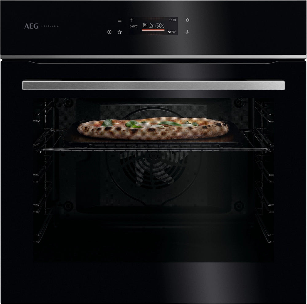 Aeg GX7PB63FSB Built In Electric Single Oven - Gloss Black
