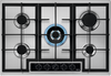 Aeg HGB75420YM 75cm Gas Hob - Stainless Steel