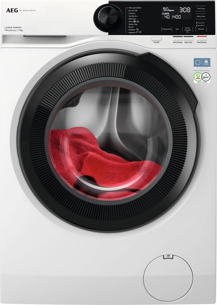 Aeg LFR62944B 9Kg Washing Machine with 1400 rpm - White - A Rated
