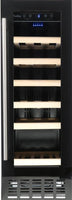 Amica AWC300BL 30cm Wine Cooler - Black - G Rated