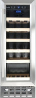 Amica AWC300SS 30cm Wine Cooler - Stainless Steel - G Rated