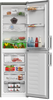 Blomberg KGM4574VPS 54cm Frost Free Fridge Freezer - Stainless Steel Effect - E Rated