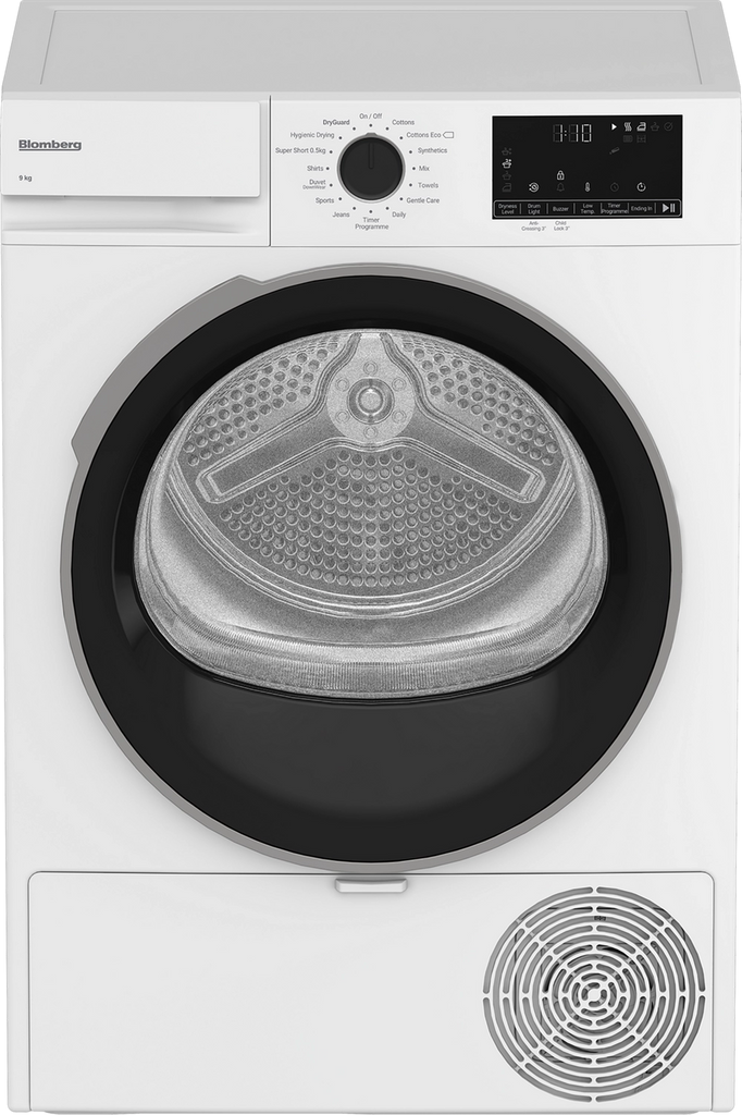 Blomberg LTA19321W 9Kg Heat Pump Condenser Tumble Dryer - White - A++ Rated