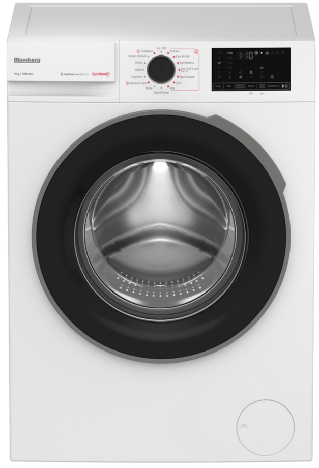 Blomberg LWA29461W 9Kg Washing Machine with 1400 rpm - White - A Rated