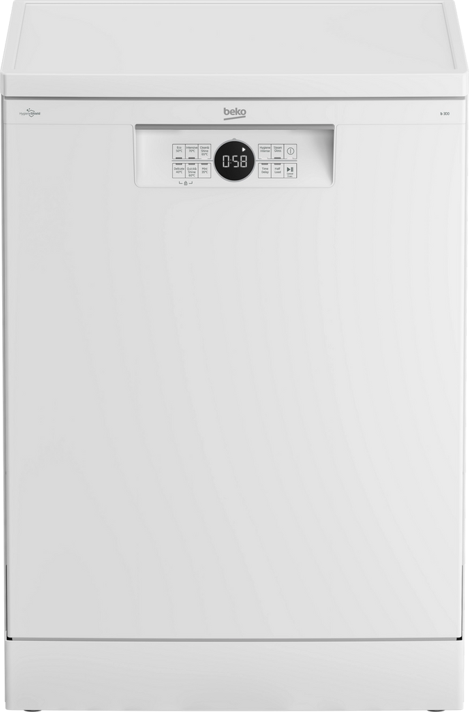 Beko BDFN26432W Standard Dishwasher - White - D Rated