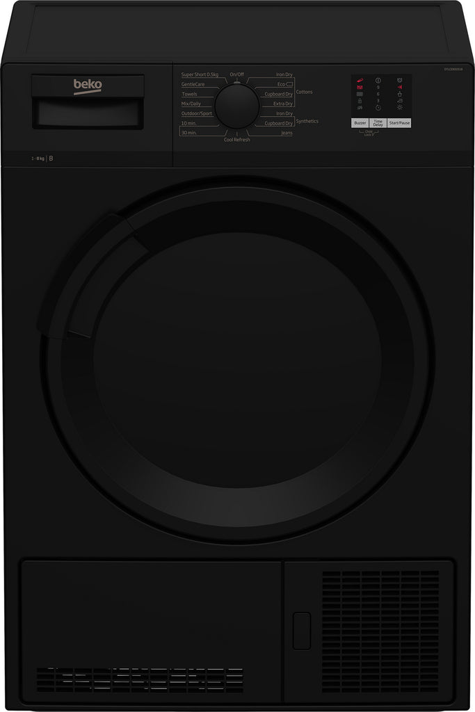 Beko DTLCE80051B 8Kg Condenser Tumble Dryer - Black