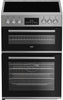 Beko EDC6731S 60cm Electric Cooker with Ceramic Hob - Silver