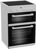 Beko ETC611W 60cm Electric Cooker with Ceramic Hob - White