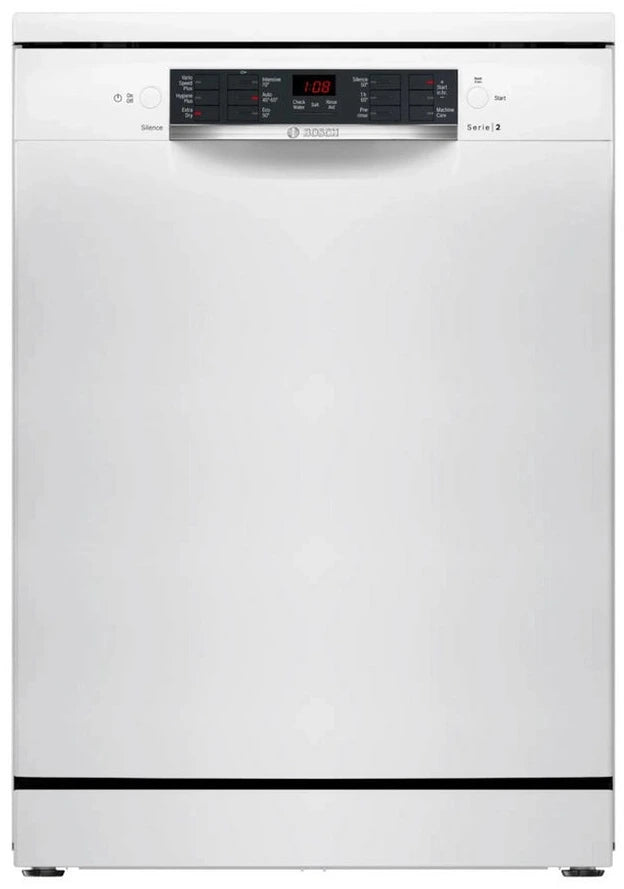 Bosch SMS26AW08G Series 2 Standard Dishwasher - White - E Rated