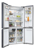 Haier HCR5919EHMB American Fridge Freezer - Brushed Black - E Rated