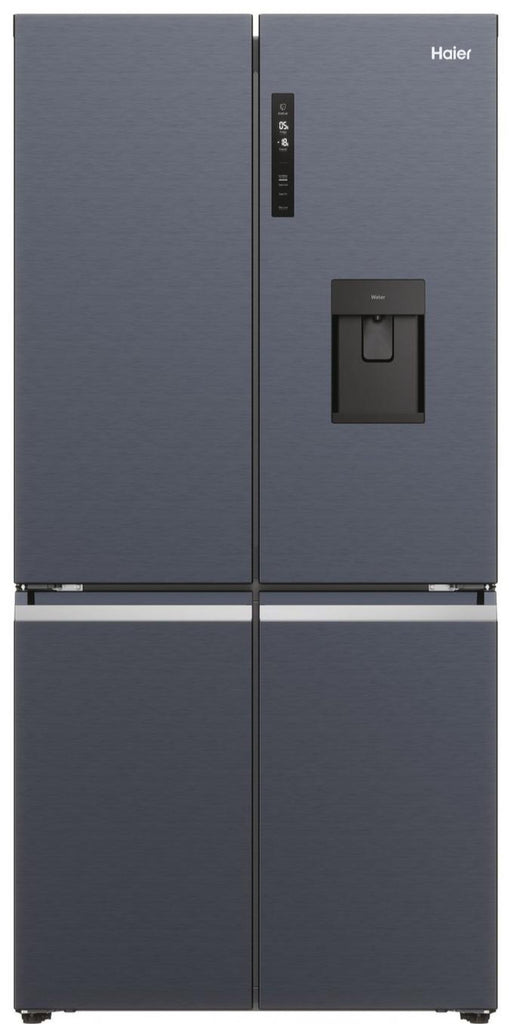 Haier HCR5919EHMB American Fridge Freezer - Brushed Black - E Rated