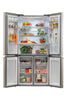 Haier HCR59F19ENMM American Fridge Freezer - Platinum Inox - E Rated