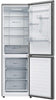 Haier HDPR3618DNPK 60cm Frost Free Fridge Freezer - Stainless Steel - D Rated