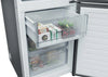 Haier HDPR3618DNPK 60cm Frost Free Fridge Freezer - Stainless Steel - D Rated
