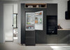Haier HTR3518ENMTK 55cm wide Frost Free Fridge Freezer - Black - E Rated