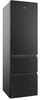 Haier HTR3518ENMTK 55cm wide Frost Free Fridge Freezer - Black - E Rated