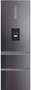 Haier HTW5618EWMP  60cm Frost Free Fridge Freezer - Dark Inox - E Rated