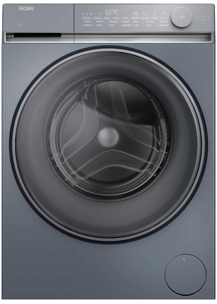 Haier HW100B14367GUUK X7 Wifi Connected 10Kg Washing Machine with 1400 rpm - Graphite - A Rated