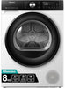 Hisense DH3S802BW3 8Kg Heat Pump Tumble Dryer - White - A+++ Rated