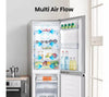 Hisense RB327N4BCE 55cm wide Frost Fridge Freezer - Stainless Steel - E Rated